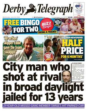 Cover of Derby Telegraph