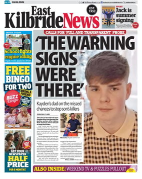Cover of East Kilbride News