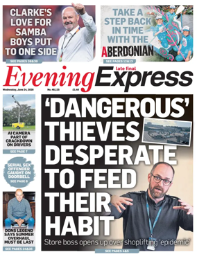 Cover of Evening Express