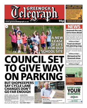 Cover of Greenock Telegraph