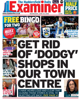 Cover of Huddersfield Daily Examiner