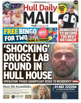 Cover of Hull Daily Mail
