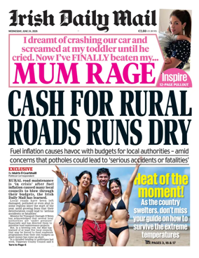 Cover of Irish Daily Mail