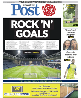 Cover of Lancashire Evening Post