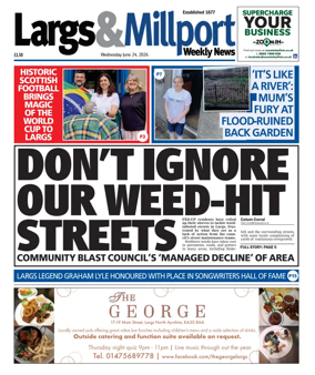 Cover of Largs & Millport Weekly News