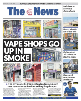 Cover of Portsmouth News