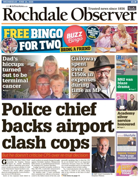 Cover of Rochdale Observer