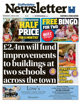 Cover of Staffordshire Newsletter