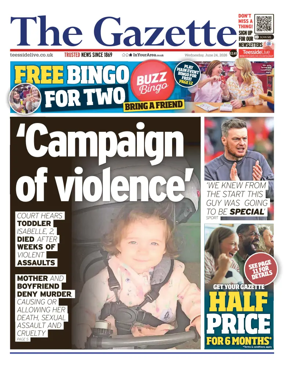 Cover of Teesside Evening Gazette