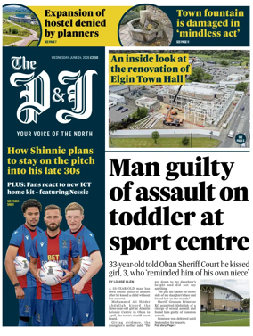 Cover of The Press and Journal (Inverness Highlands and Islands)