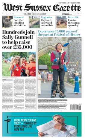 Cover of West Sussex Gazette