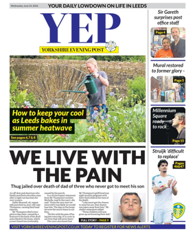 Cover of Yorkshire Evening Post