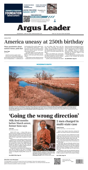 Cover of Argus Leader