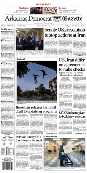 Cover of Arkansas Democrat-Gazette