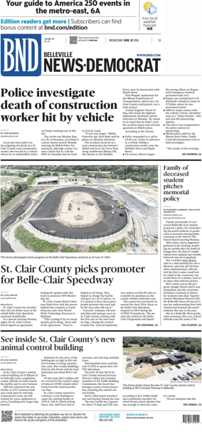 Cover of Belleville News-Democrat