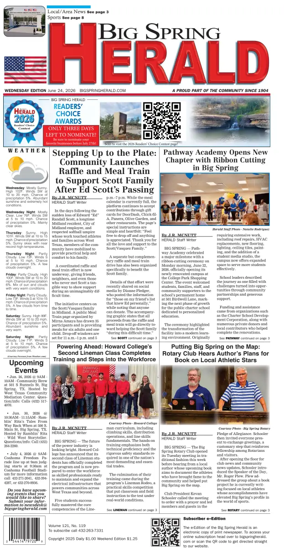 Cover of Big Spring Herald