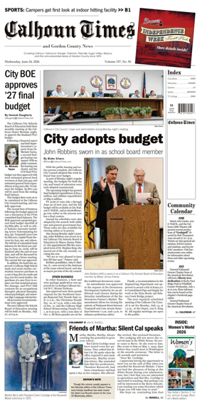 Cover of Calhoun Times