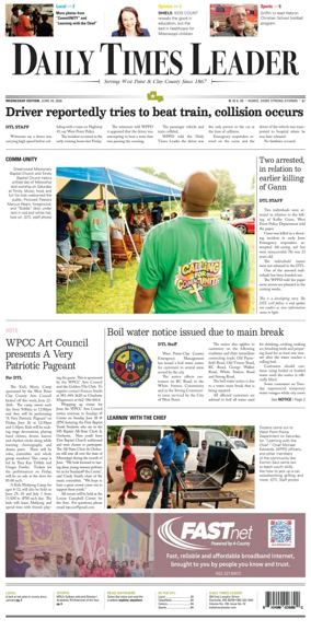 Cover of Daily Times Leader