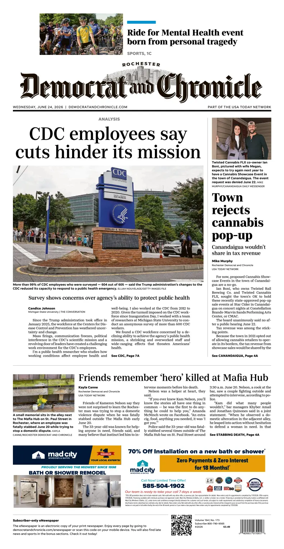 Cover of Democrat and Chronicle