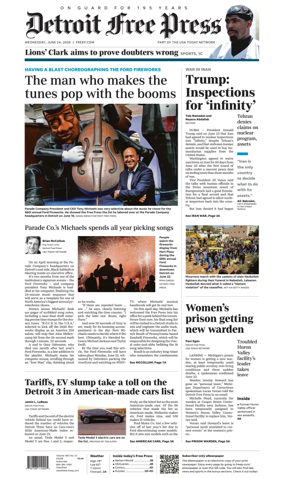 Cover of Detroit Free Press