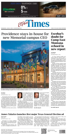 Cover of El Paso Times