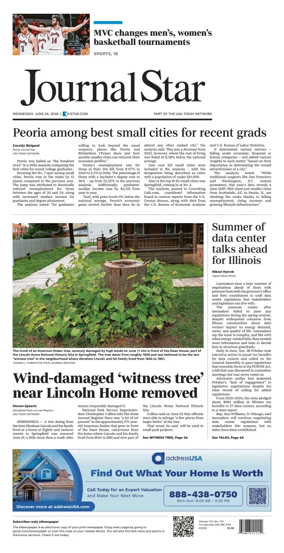 Cover of Journal Star (Peoria)
