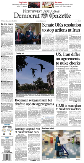 Cover of Northwest Arkansas Democrat-Gazette