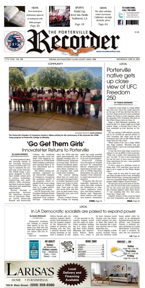 Cover of Porterville Recorder