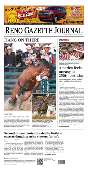 Cover of Reno Gazette Journal