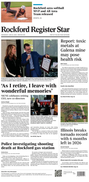 Cover of Rockford Register Star