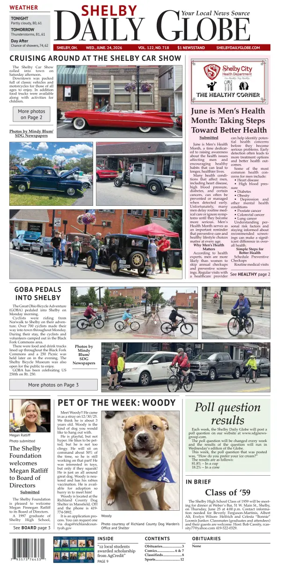 Cover of Shelby Daily Globe