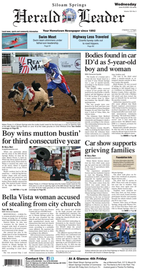 Cover of Siloam Springs Herald Leader