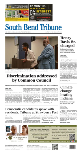 Cover of South Bend Tribune