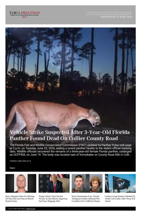 Cover of Tampa Free Press