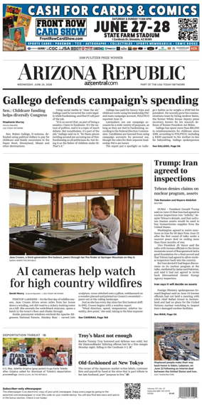 Cover of The Arizona Republic