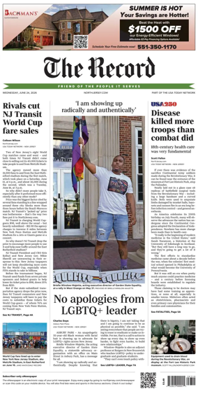 Cover of The Bergen Record