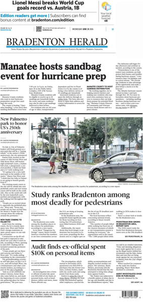 Cover of The Bradenton Herald