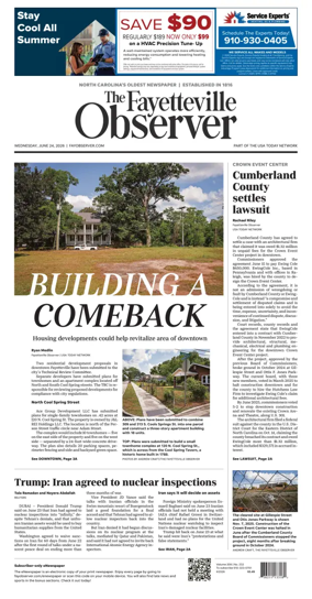 Cover of The Fayetteville Observer