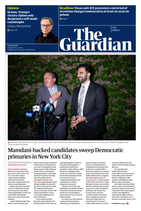Cover of The Guardian (USA)