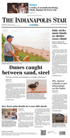 Cover of The Indianapolis Star