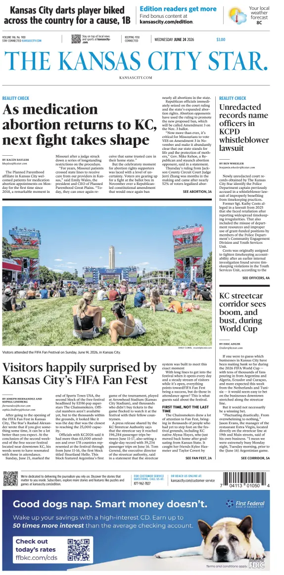 Cover of The Kansas City Star