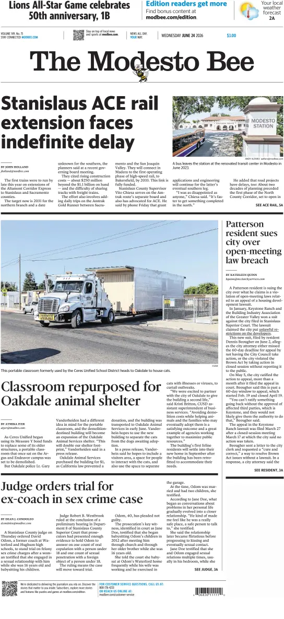 Cover of The Modesto Bee