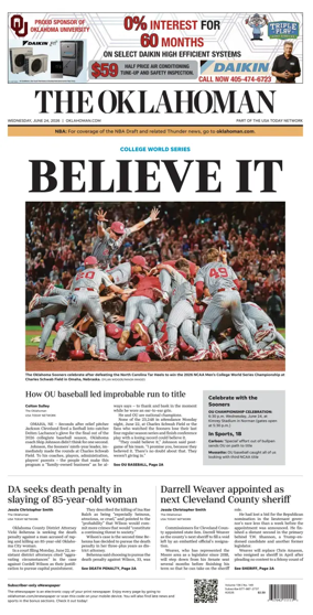 Cover of The Oklahoman
