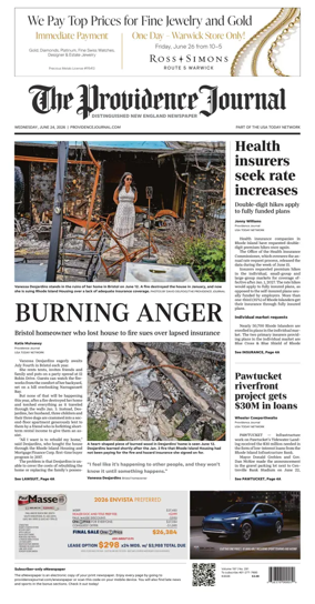 Cover of The Providence Journal