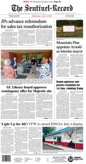 Cover of The Sentinel-Record