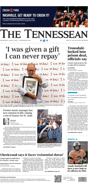 Cover of The Tennessean