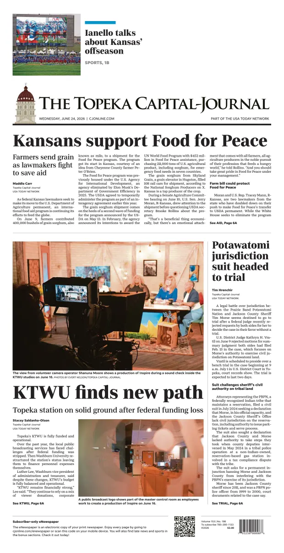 Cover of The Topeka Capital-Journal