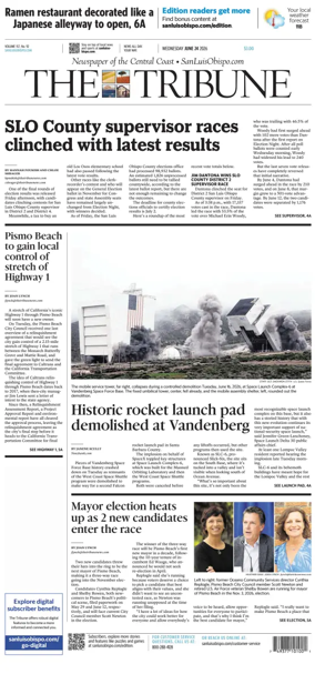 Cover of The Tribune (SLO)