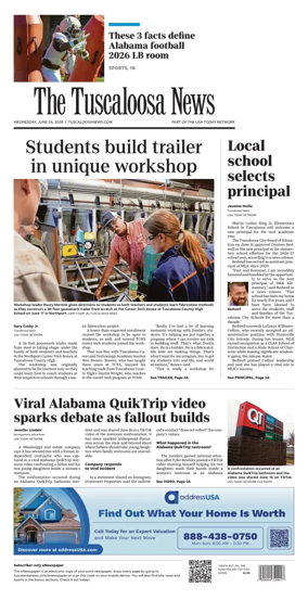 Cover of The Tuscaloosa News