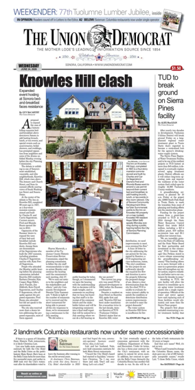 Cover of The Union Democrat